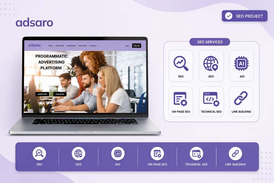 Adsaro UK, Adtech Platform website SEO case study by Aryan Miya Mansoor, SEO expert in Dubai