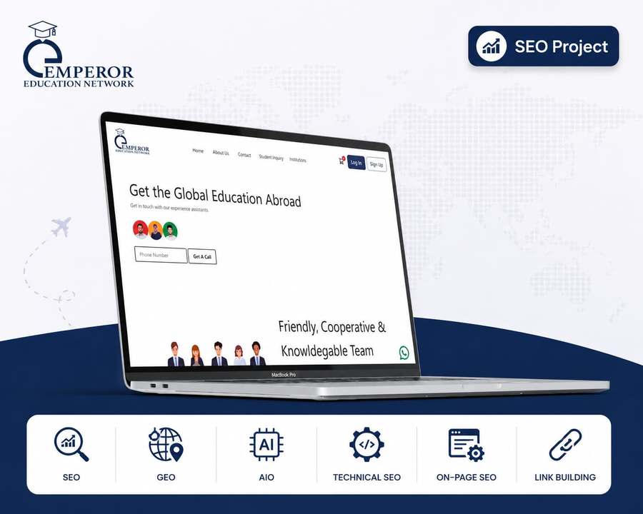 Emperor Education Network, Education Consultancy website SEO case study by Aryan Miya Mansoor, SEO expert in Dubai