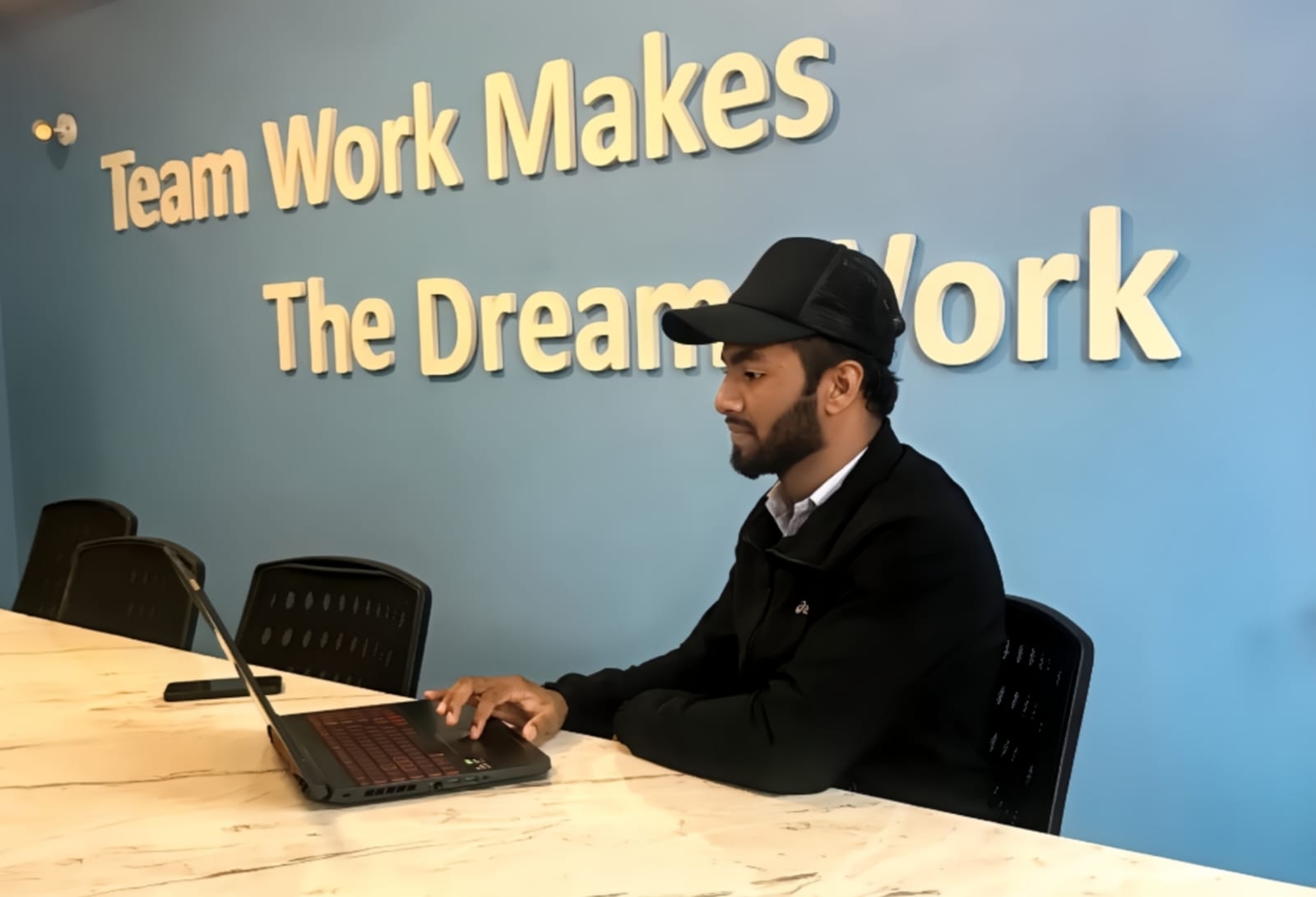 A digital marketing and IT team collaborating on a client project, by Aryan Miya Mansoor, SEO expert in Nepal
